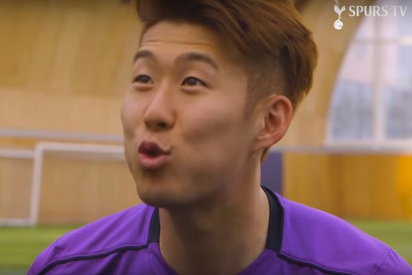 Son Heung-min is scared by jelly in the first ever 'What's in the box?' challenge on the club's YouTube channel