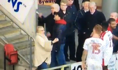 Woman abuses Crawley players beside pitch at Leyton Orient on Boxing Day