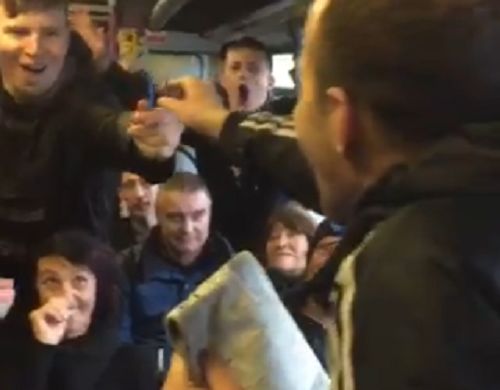 Preston fans sing about doing crossword on train and finding a pen for it
