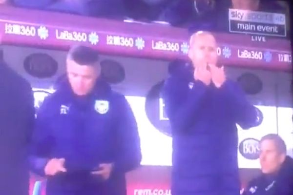 A Burnley coach whistles at the same time as the referee in a 1-2 defeat to Newcastle at Turf Moor