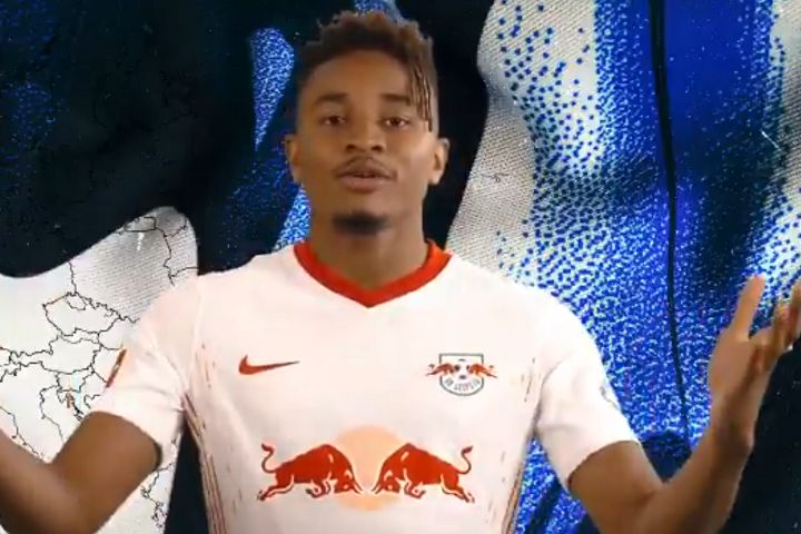 RB Leipzig sing Champions League Anthem